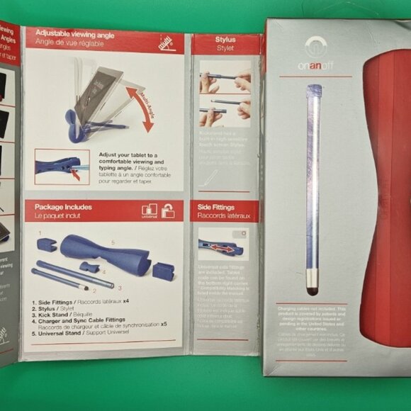 Onanoff Dock Minimal Universal Stand for Tablets, Lava Red - Picture 3 of 10